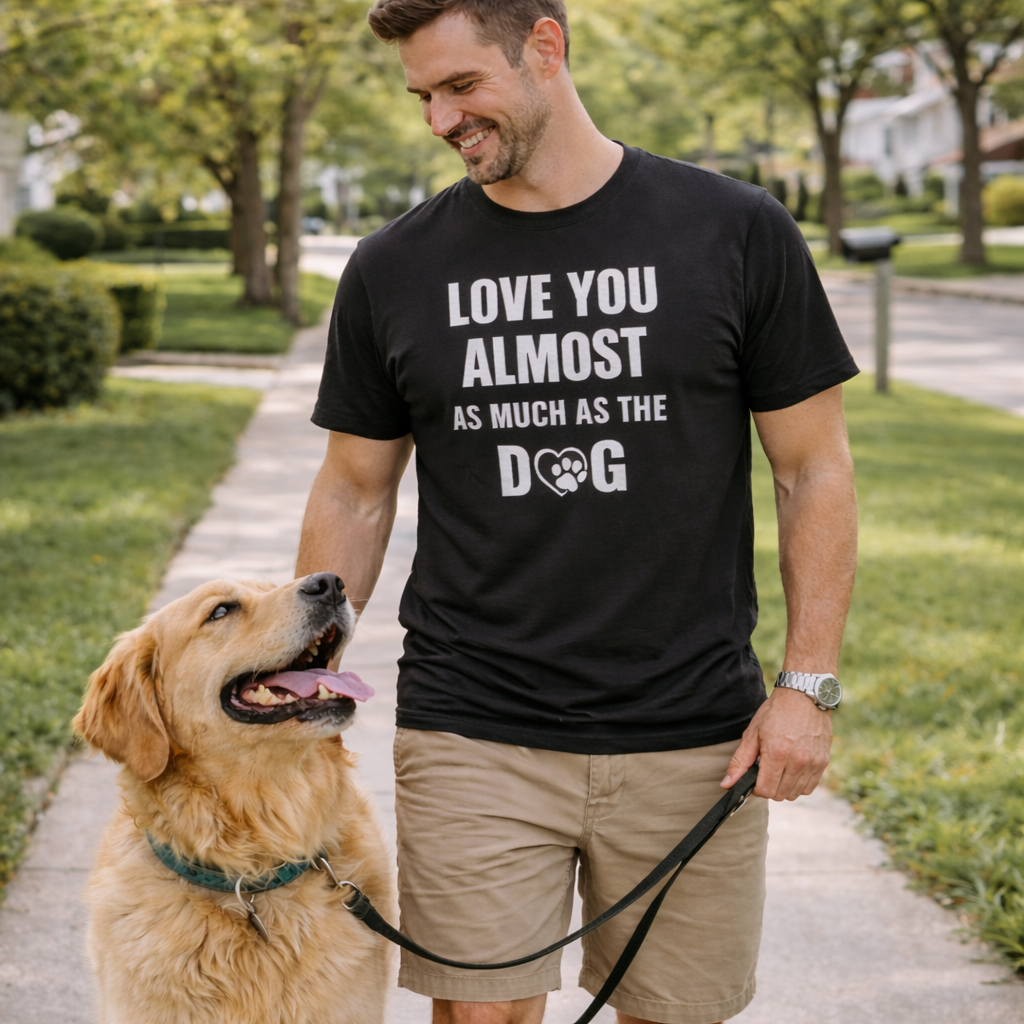 Love You Almost as Much as the Dog T-Shirt